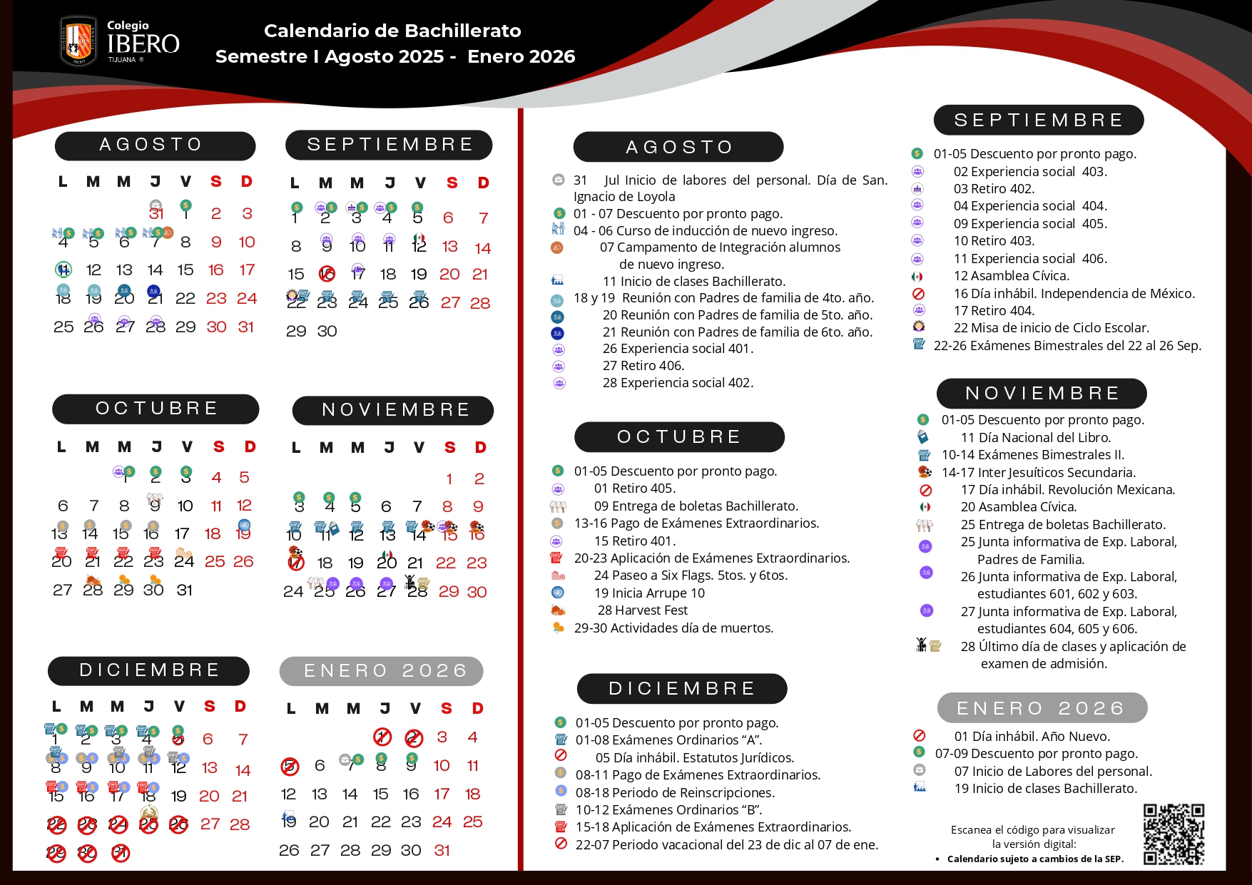 Calendario Escolar 2024-2025